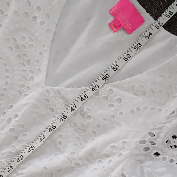 🤍HTF Lilly Pulitzer🤍 - Breanne Elbow Sleeve Eyelet Maxi Dress - Picture 15 of 15